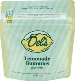 Del's Lemonade | Gummies | 10mg | 10pk