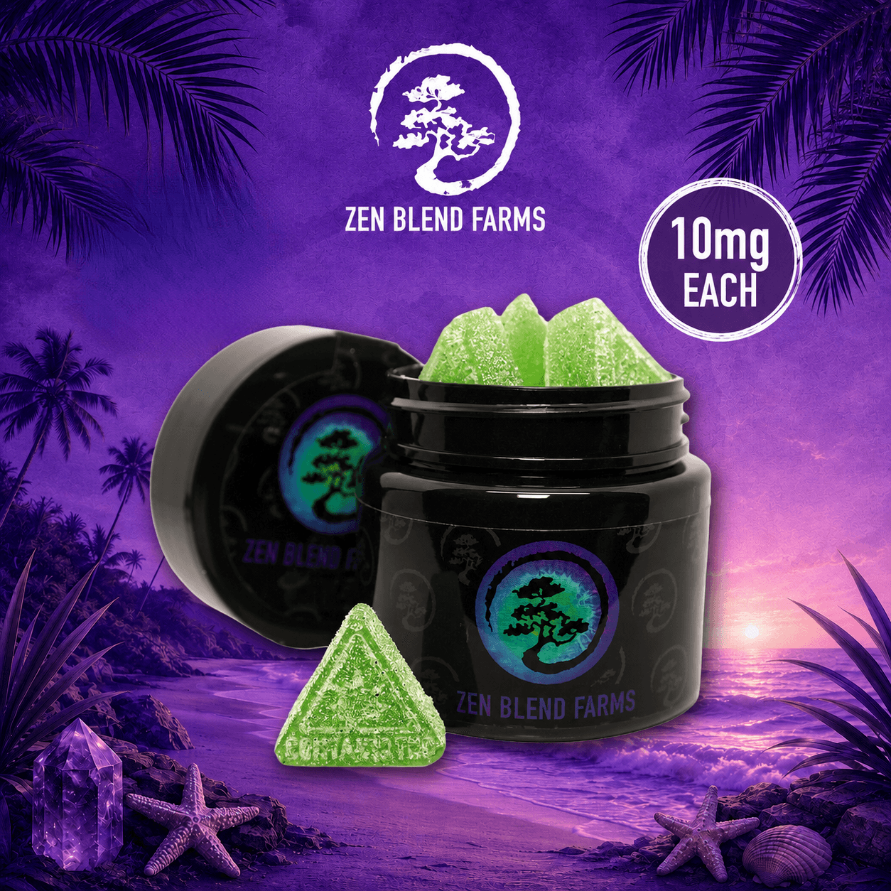 Prickly Pear | Gummies | 10mg | 10pk