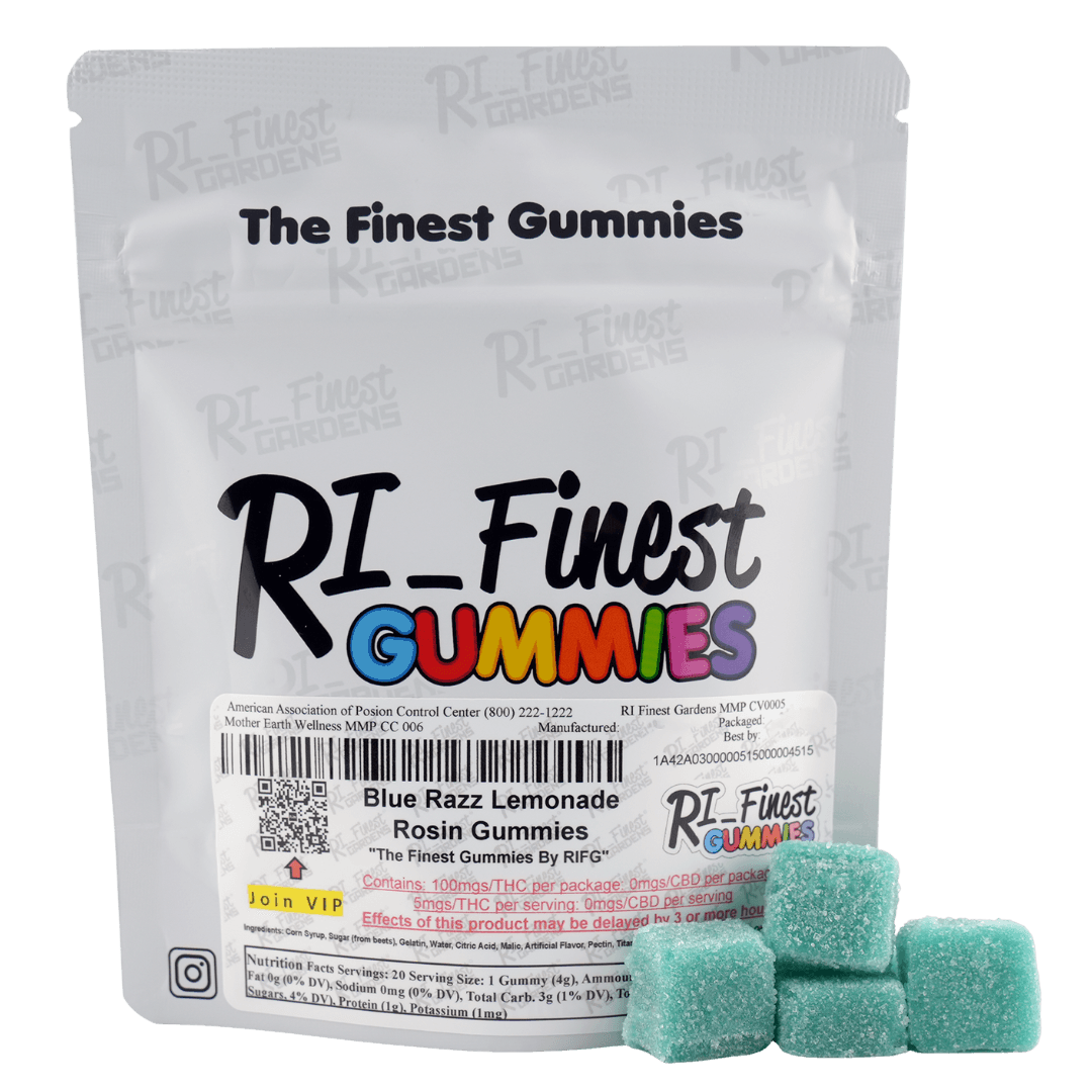 Blue Razz Lemonade Rosin Gummies - 5mg 20pk
