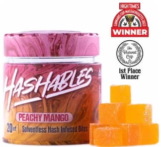 Peachy Mango Live Rosin Gummies 5mg 20pk