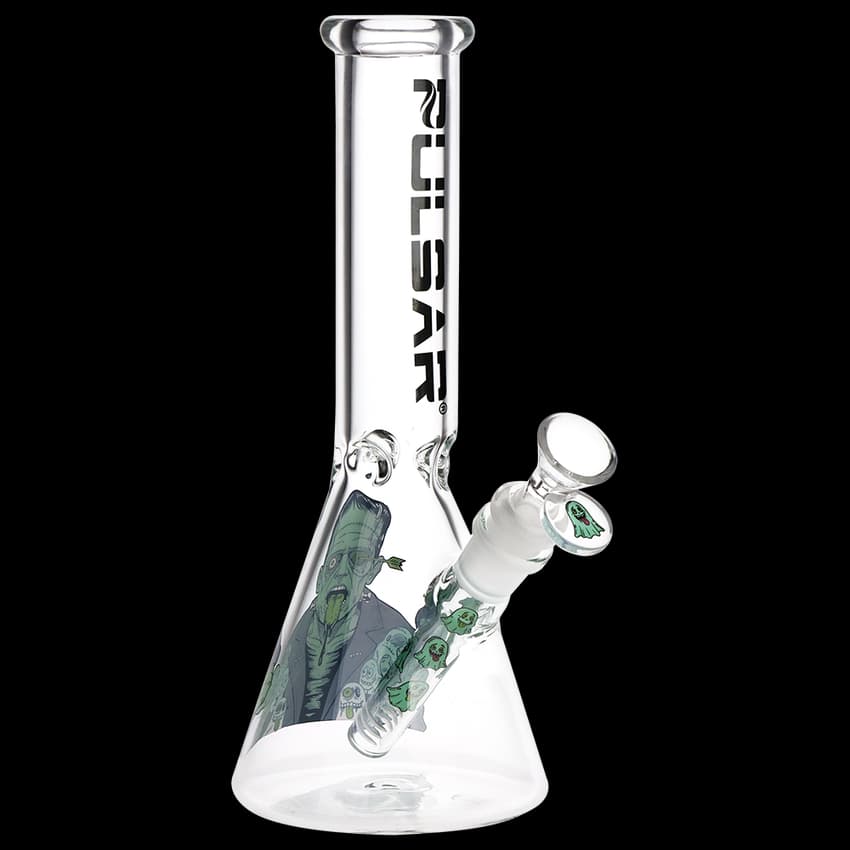 FrankenGhoul Beaker Glass Water Pipe | 9.75" | 14mm F