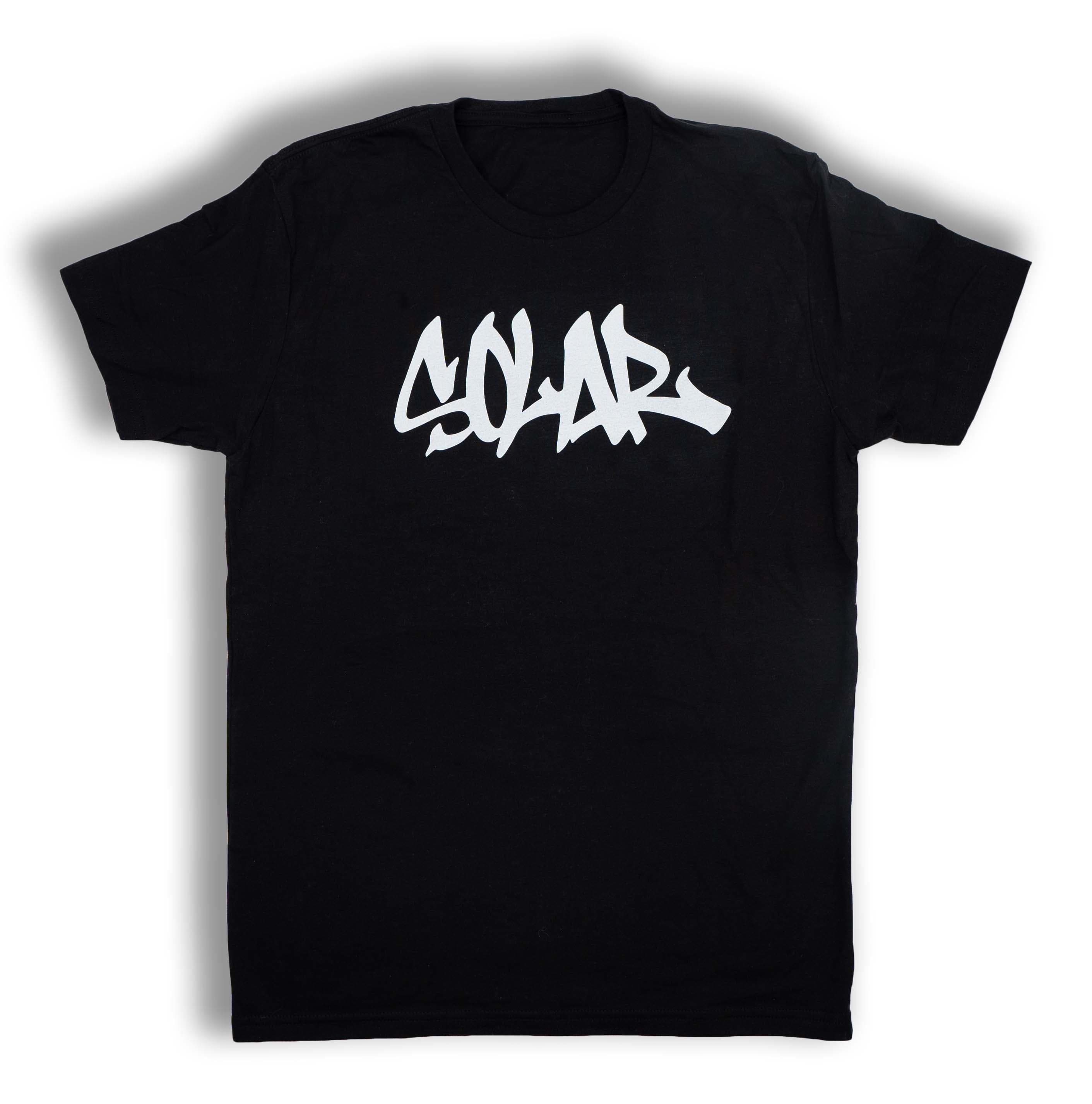 Solar Graffiti T-Shirt | Black and White | S