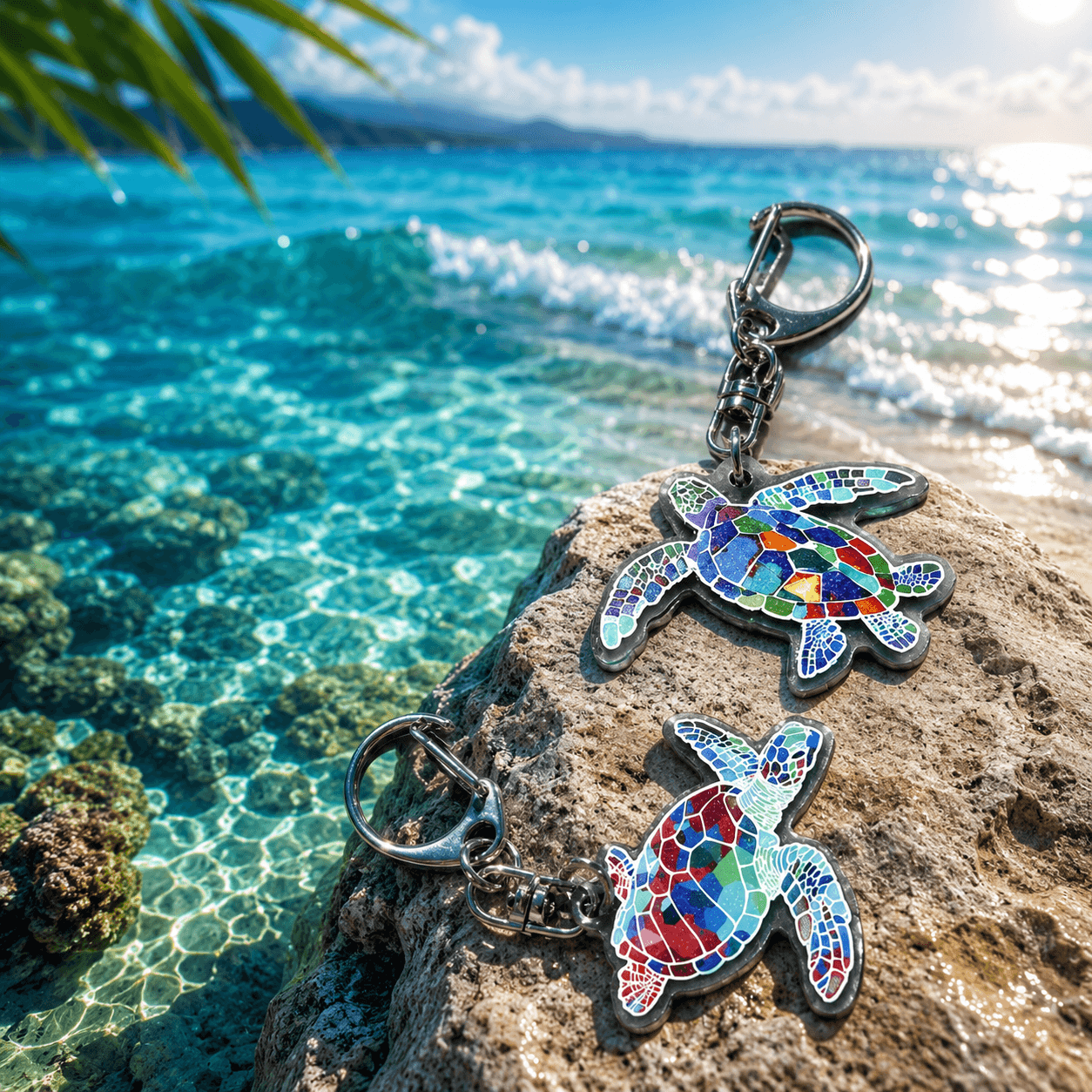 Turtle Keychain