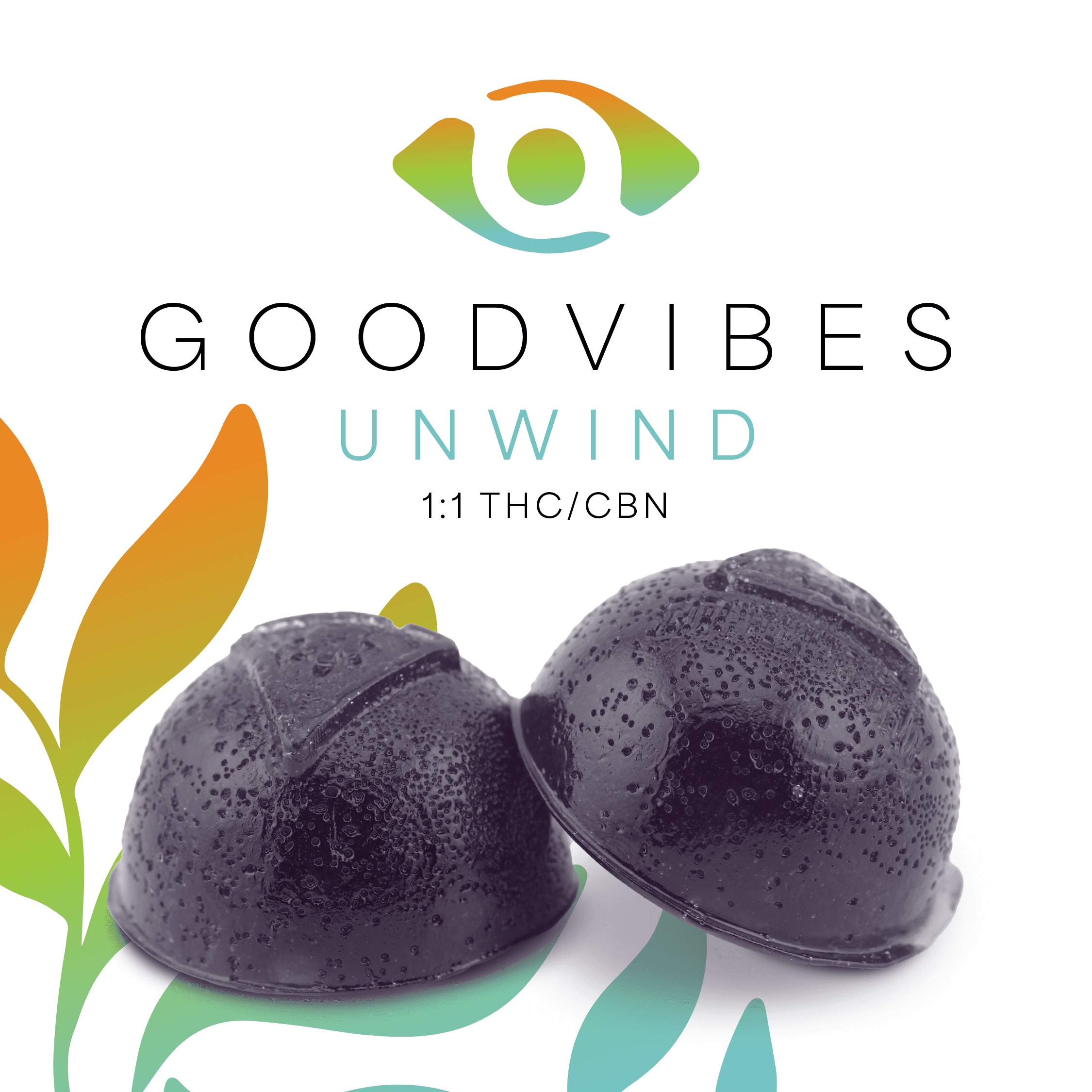 Unwind Blueberry Lemonade Gummies - 2:1 THC/CBN 10mg 10pk