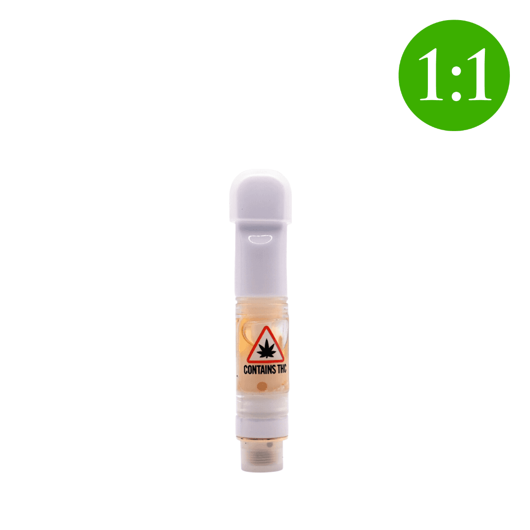 1:1 THC/CBD - 0.5g Cured Resin Vape Cart