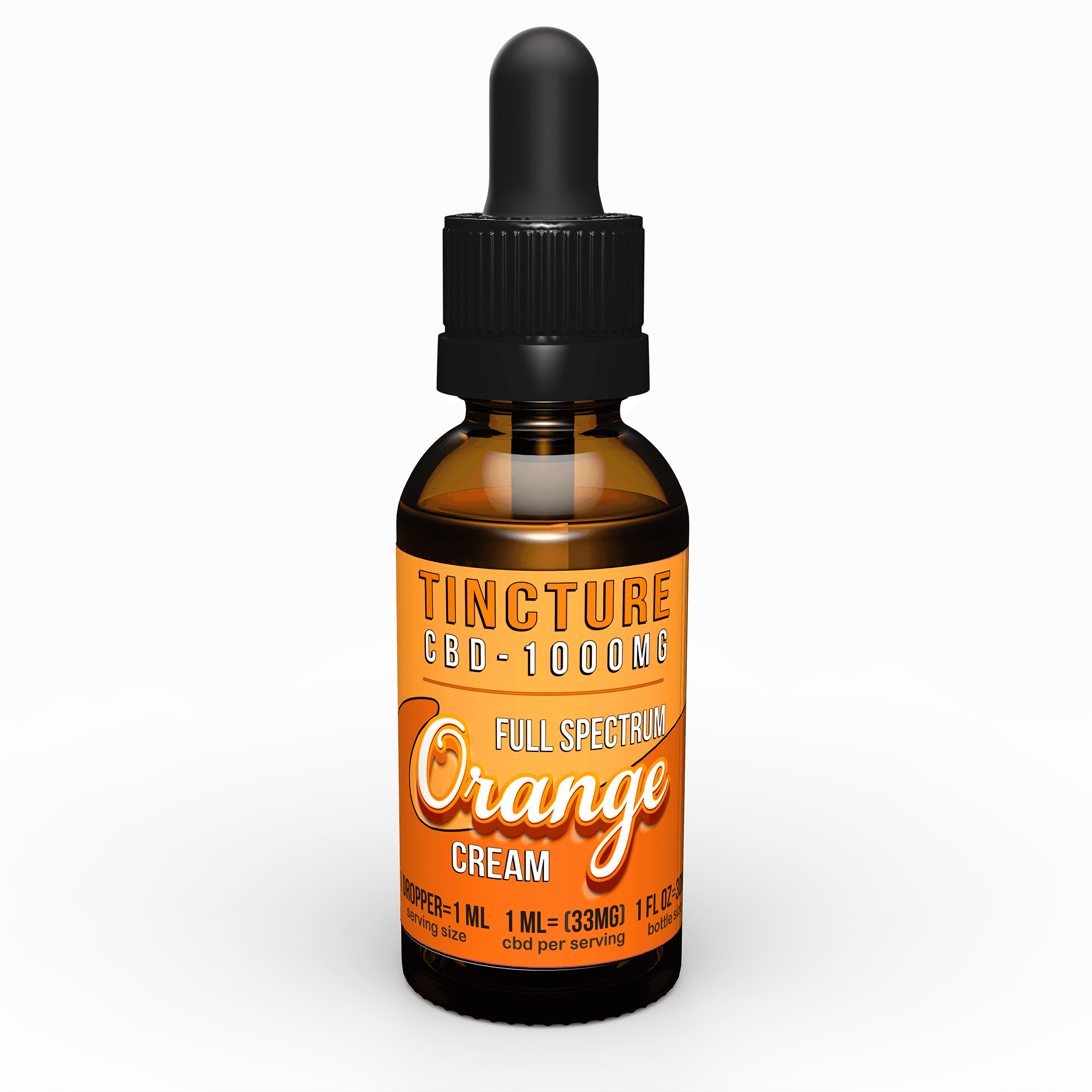 Orange Cream - Full Spectrum CBD 1000mg Tincture
