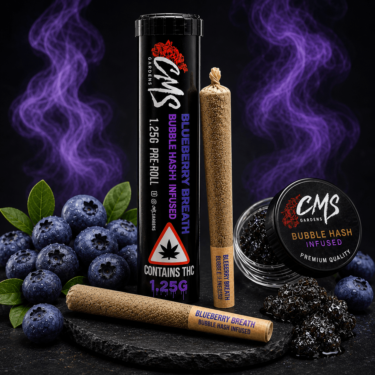 Blueberry Breath - 1.25g Infused Pre-Roll
