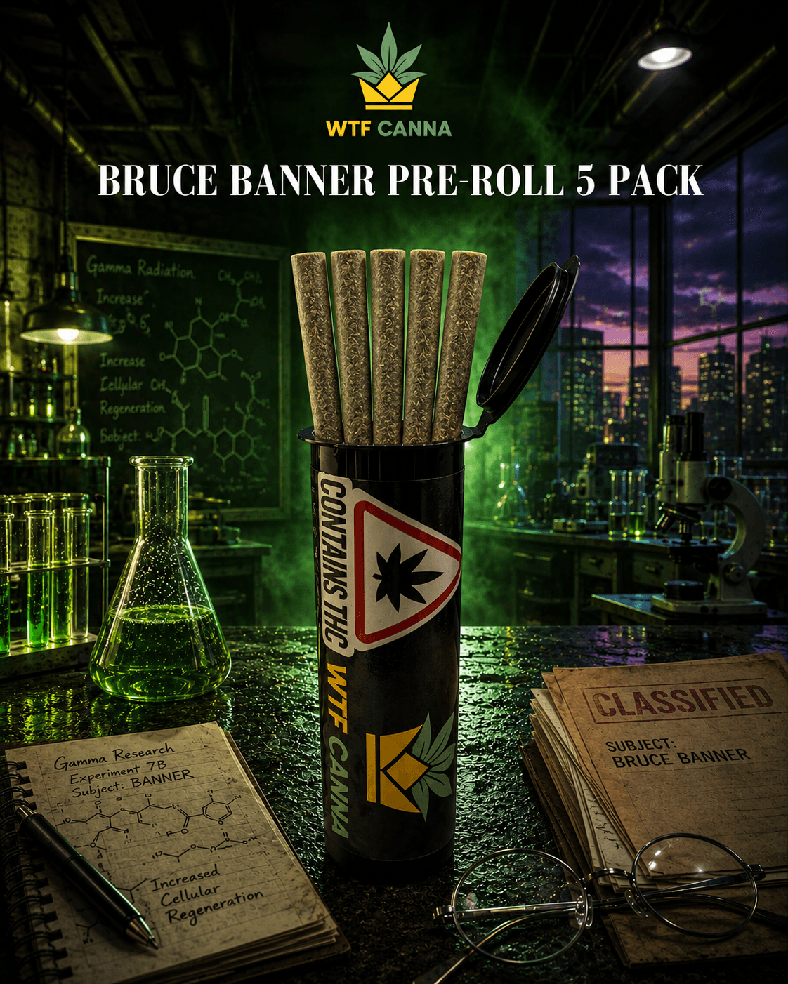 Bruce Banner Pre-Roll (5 Pack)