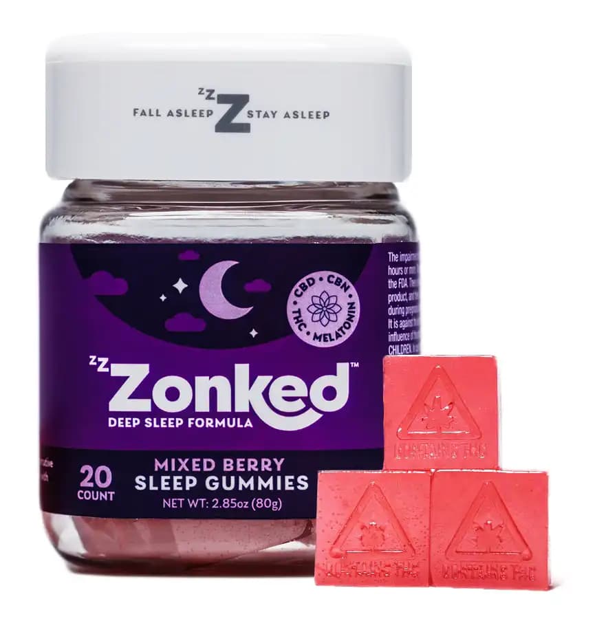 Mixed Berry | Melatonin-Free Gummies | 5mg | 20pk