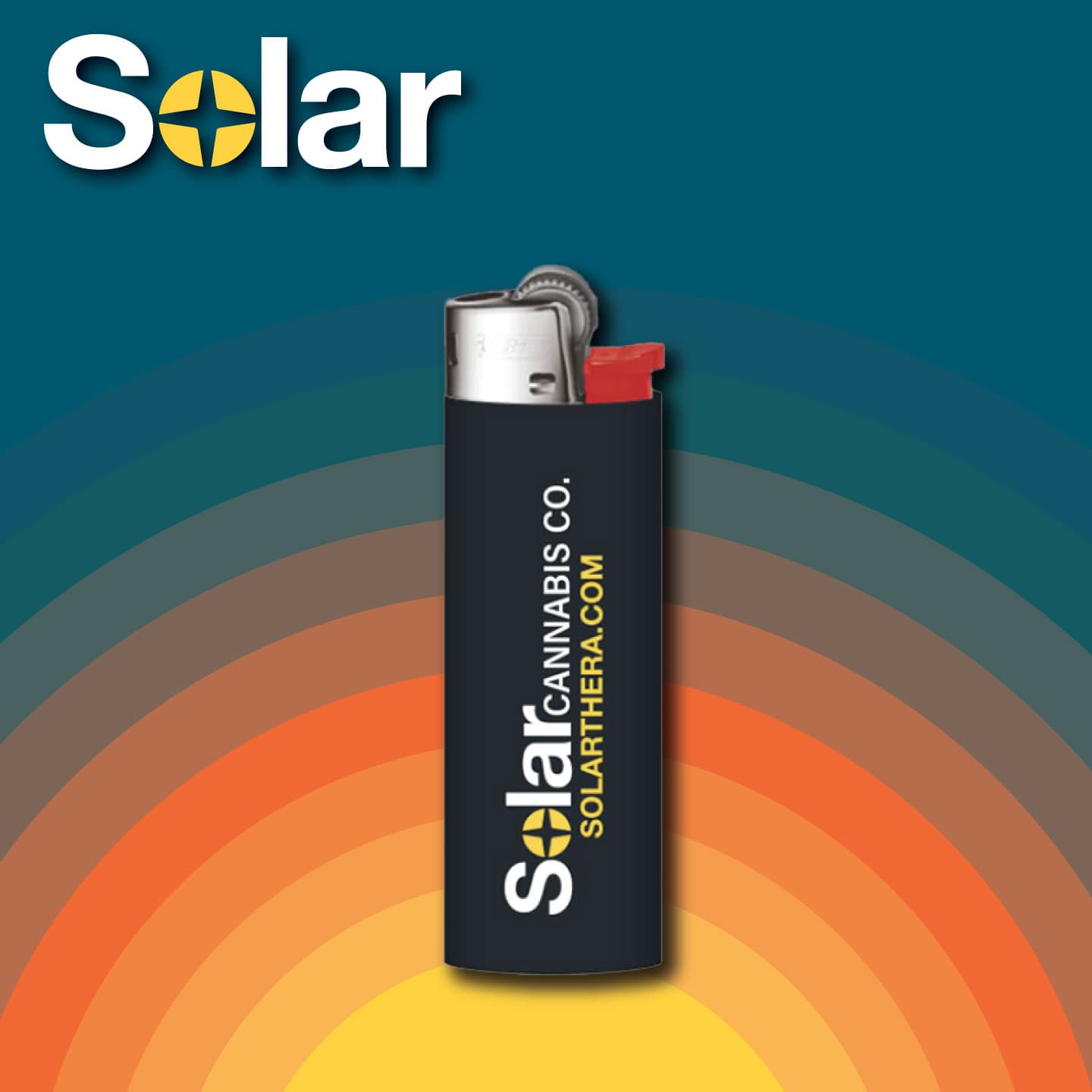 BIC Lighter | Solar | Black