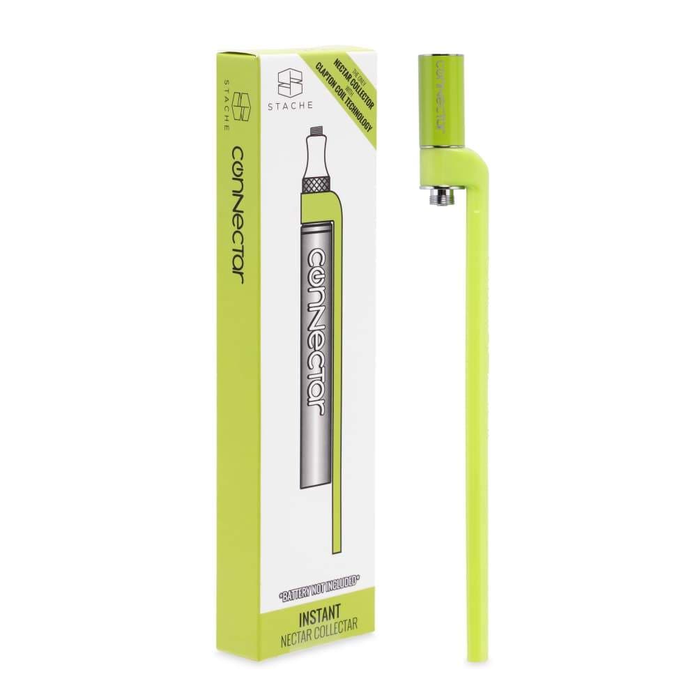 Ooze x Stache ConNectar | 510 Vape Pen Dab Straw Attachment | Green