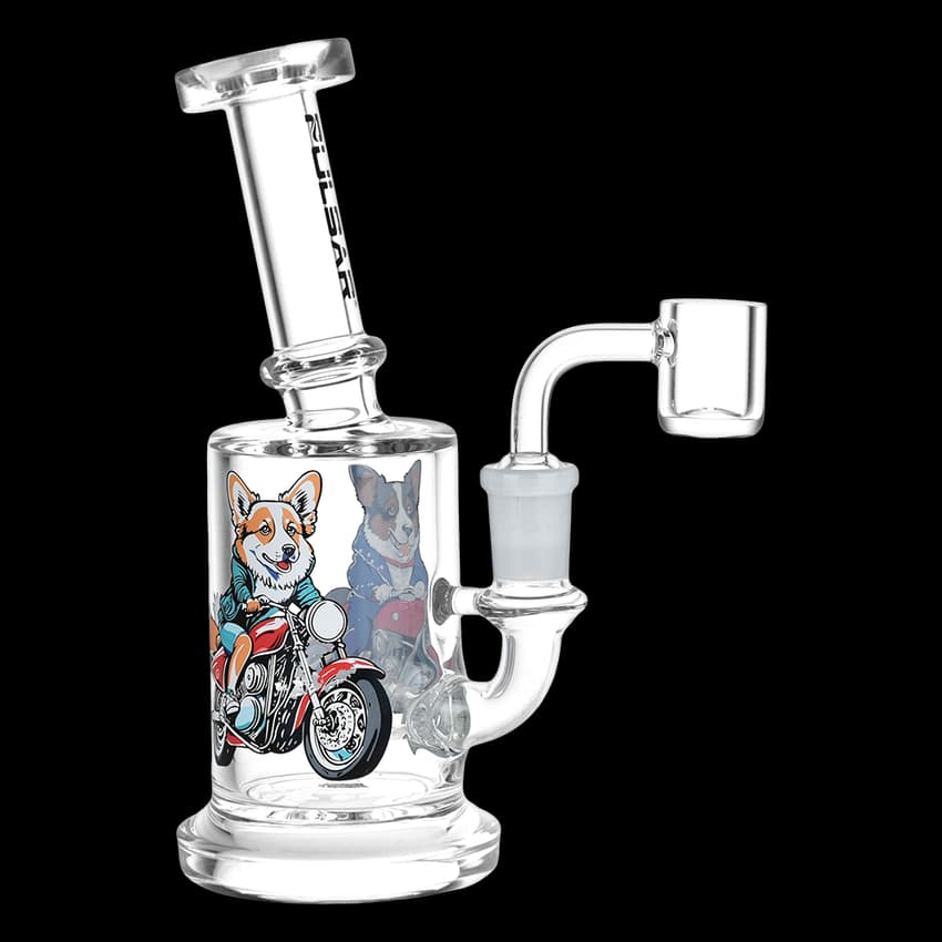 Glass Dab Rig | Moto Corgi | 6.75" | 14mm F