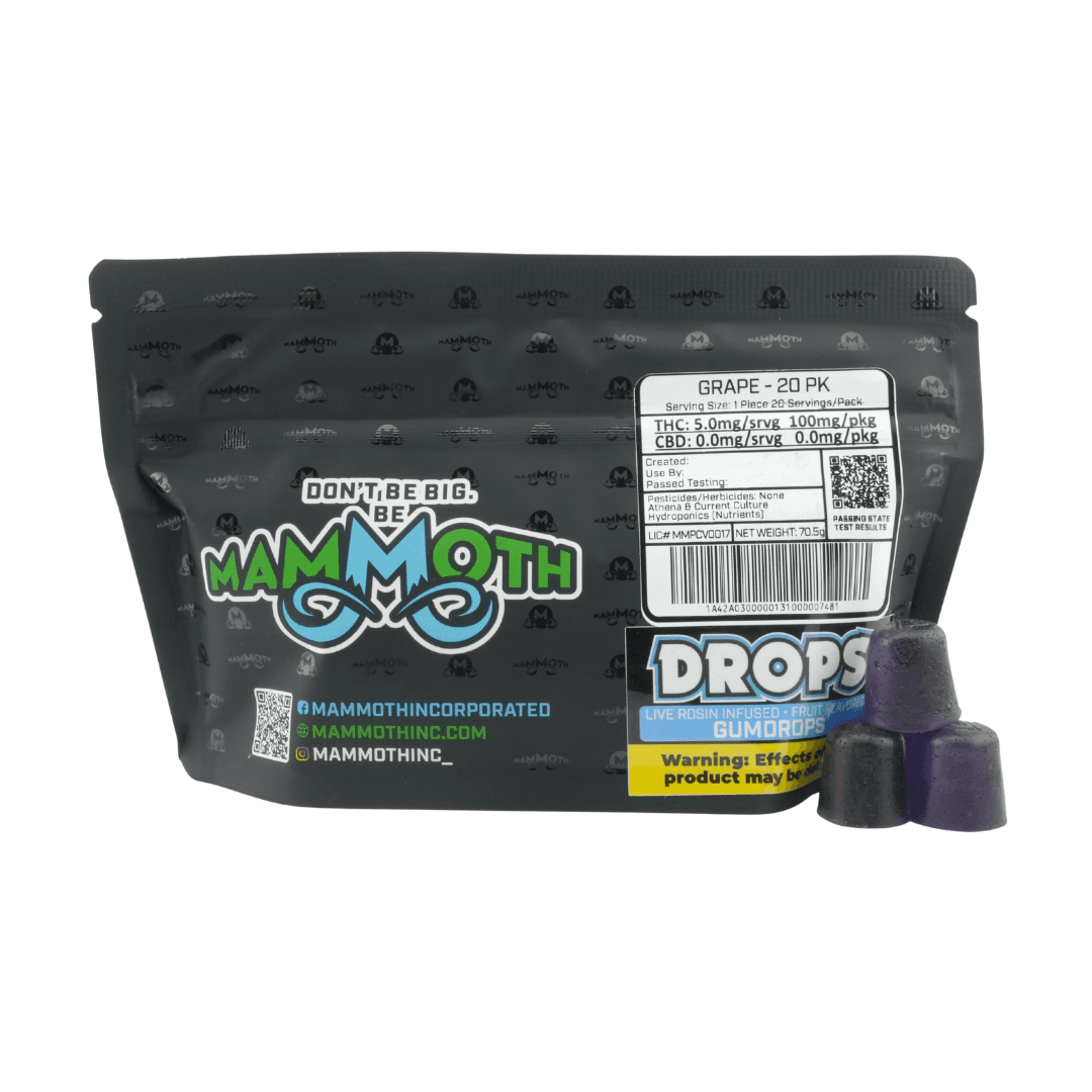 Grape Live Rosin Gumdrops - 5mg 20pk