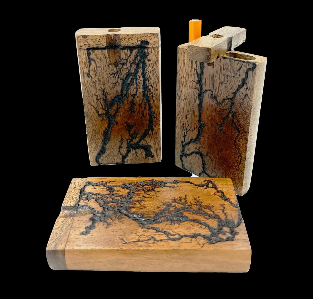 LuvBuds | Rustic Wood Dugout w/ One-Hitter | 4"