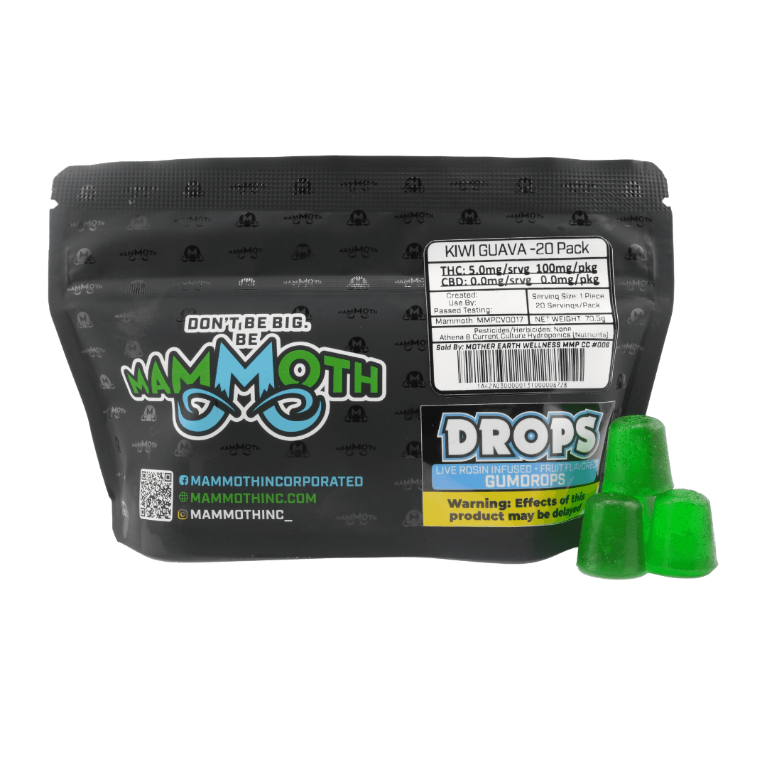 Kiwi Guava Live Rosin Gumdrops - 5mg 20pk