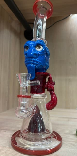 Blue Character Large Bong