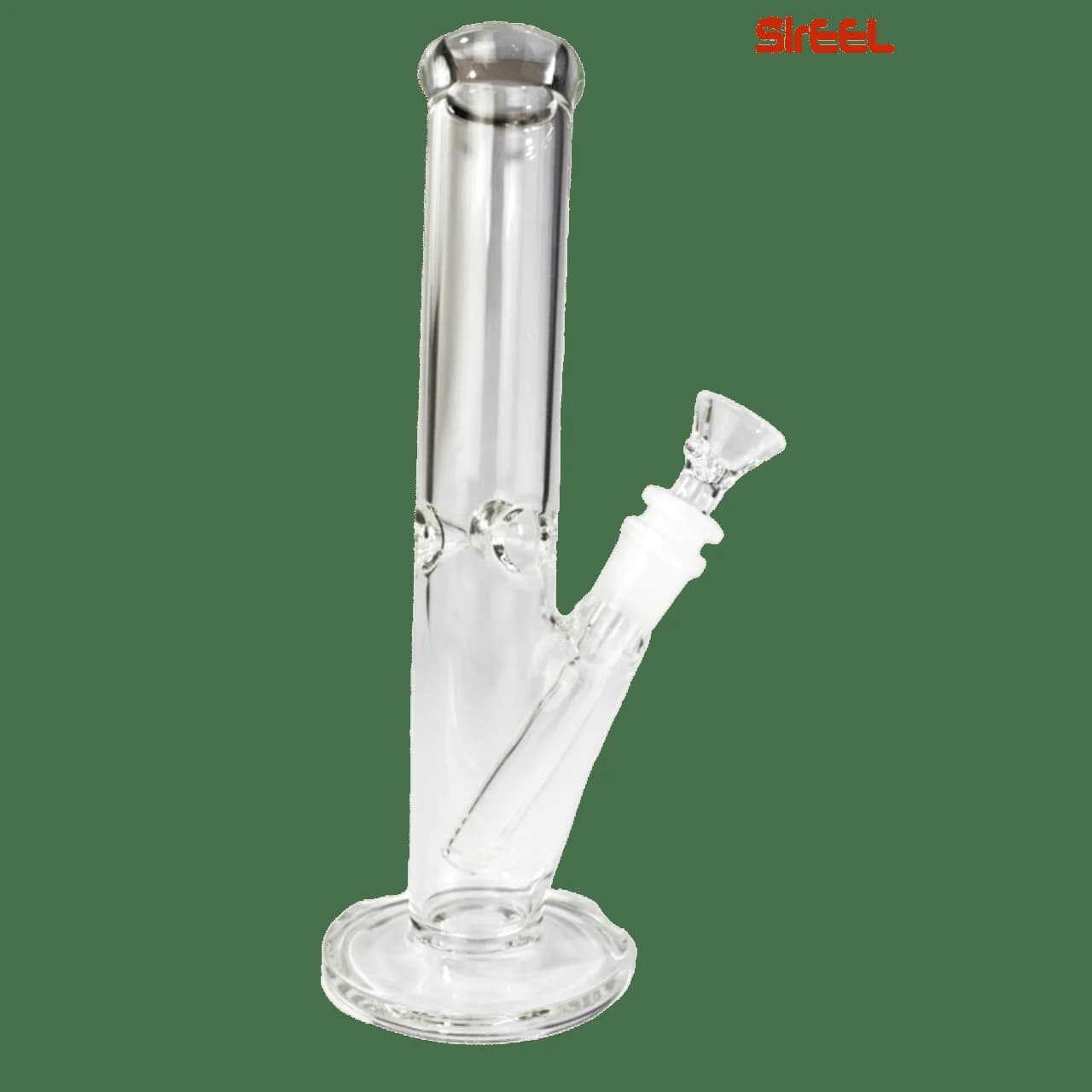 SirEEL | Scientific Straight Tube Bong w/ Bowl | 10"