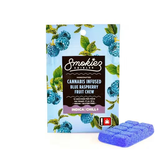 Sour Blue Raspberry | Indica Gummy | 100mg