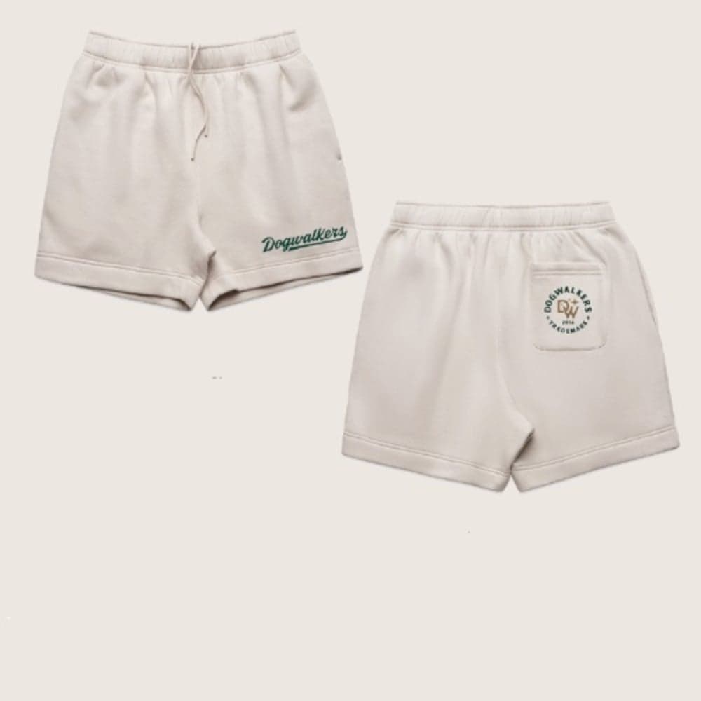 Sweat Shorts Embroided Logo - Cream [L]