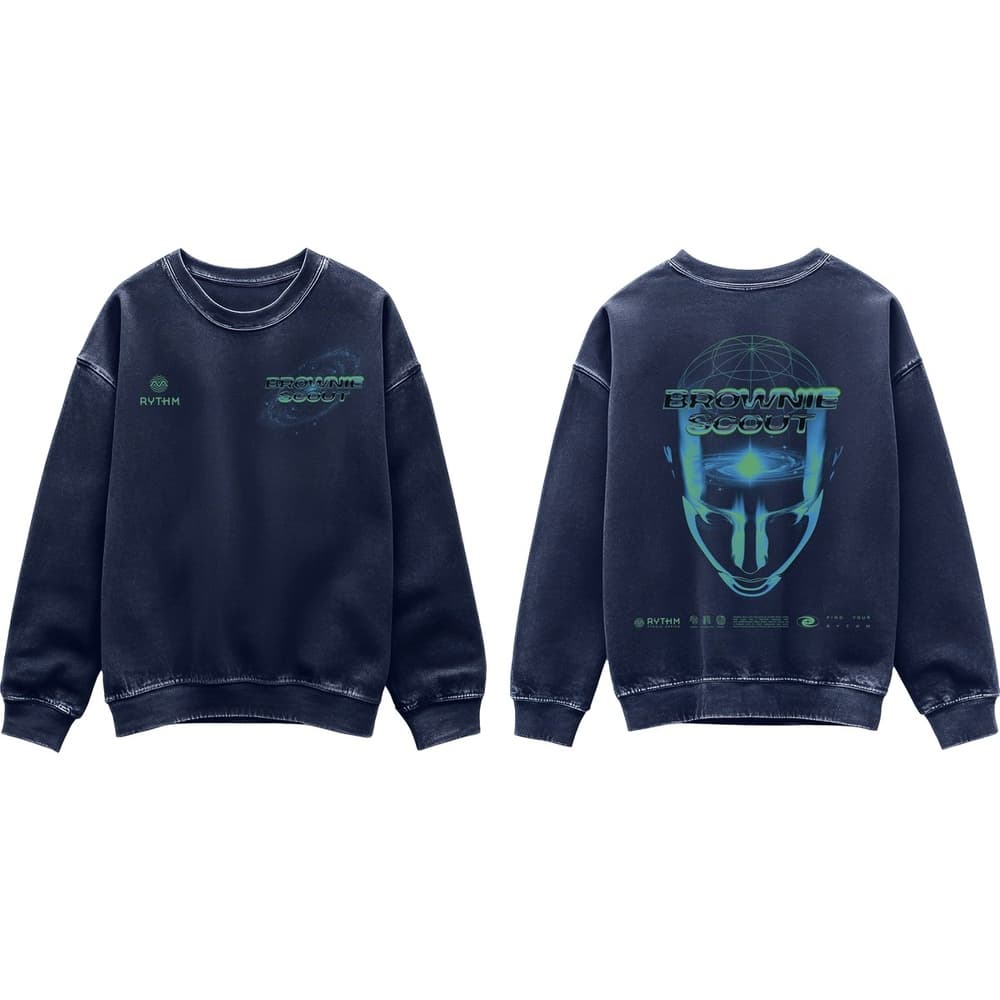 Brownie Scout Space - Washed Blue [S]