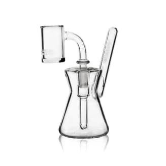 GRAV® Hourglass Pocket Bubbler Rig - Clear