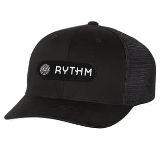 RYTHM Branded Mesh Back Hat - Black