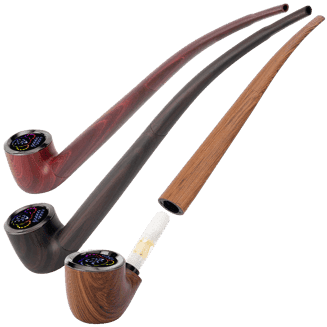 510 DL Pipe Auto-Draw Vape - Wizard Natural Wood