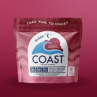 SLEEP I Cranberry Pomegranate Gummies I 5:5:5 CBN:CBD:THC